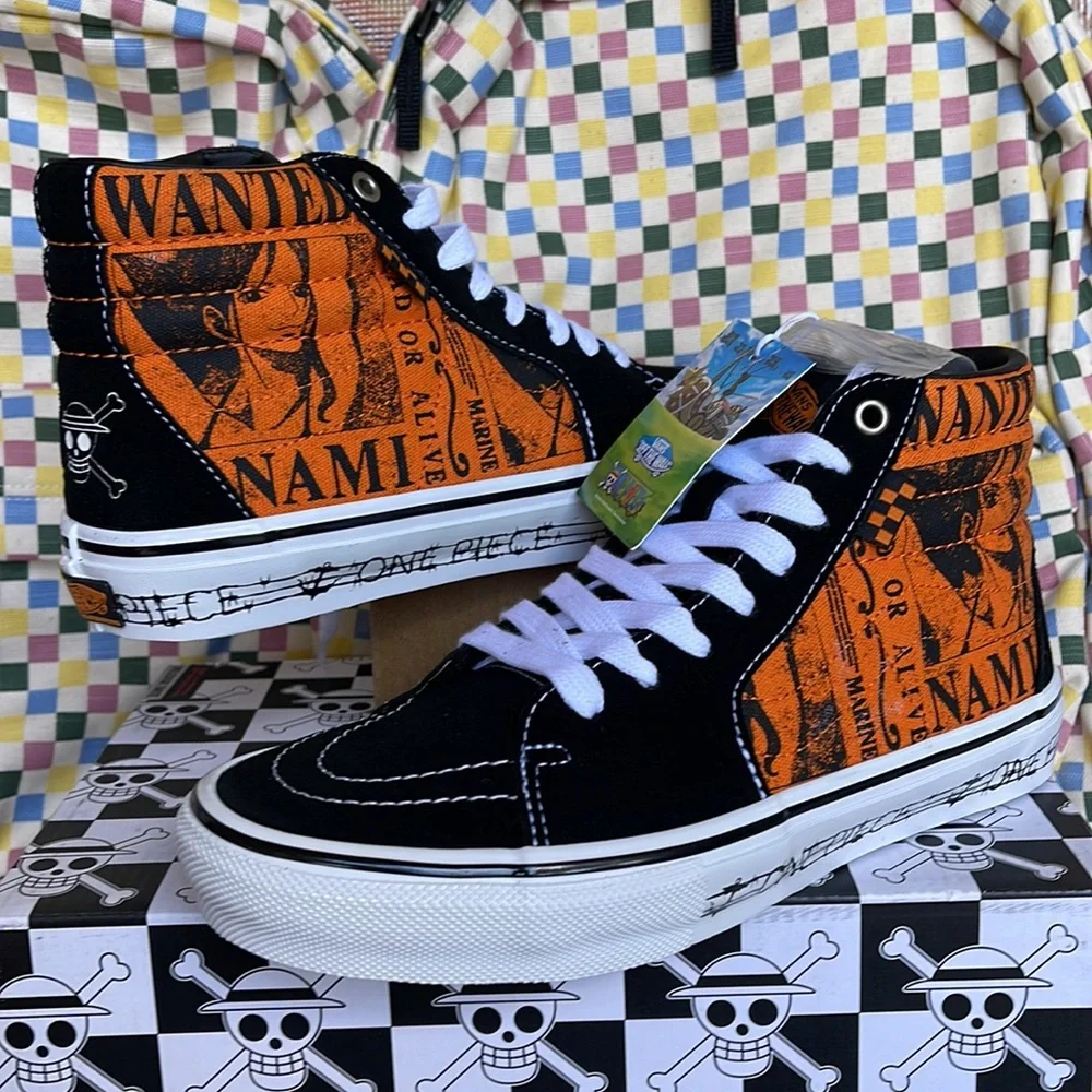 VANS X ONE PIECE COLLABORATION Men’s SKATE SK8-HI SHOE
One Piece Wanted Nami Ora - Picture 9 of 16
